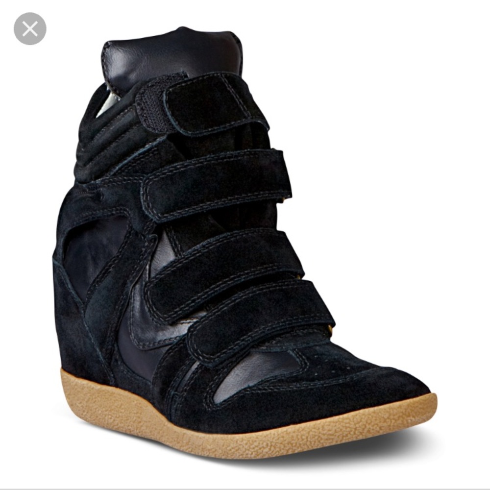 Hilight Wedge Sneaker (Black)